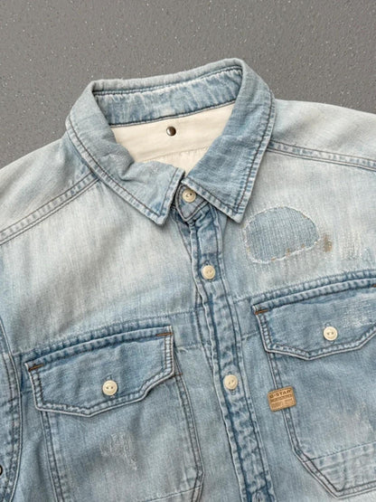 G-Star Raw Restored Denim Shirt Small