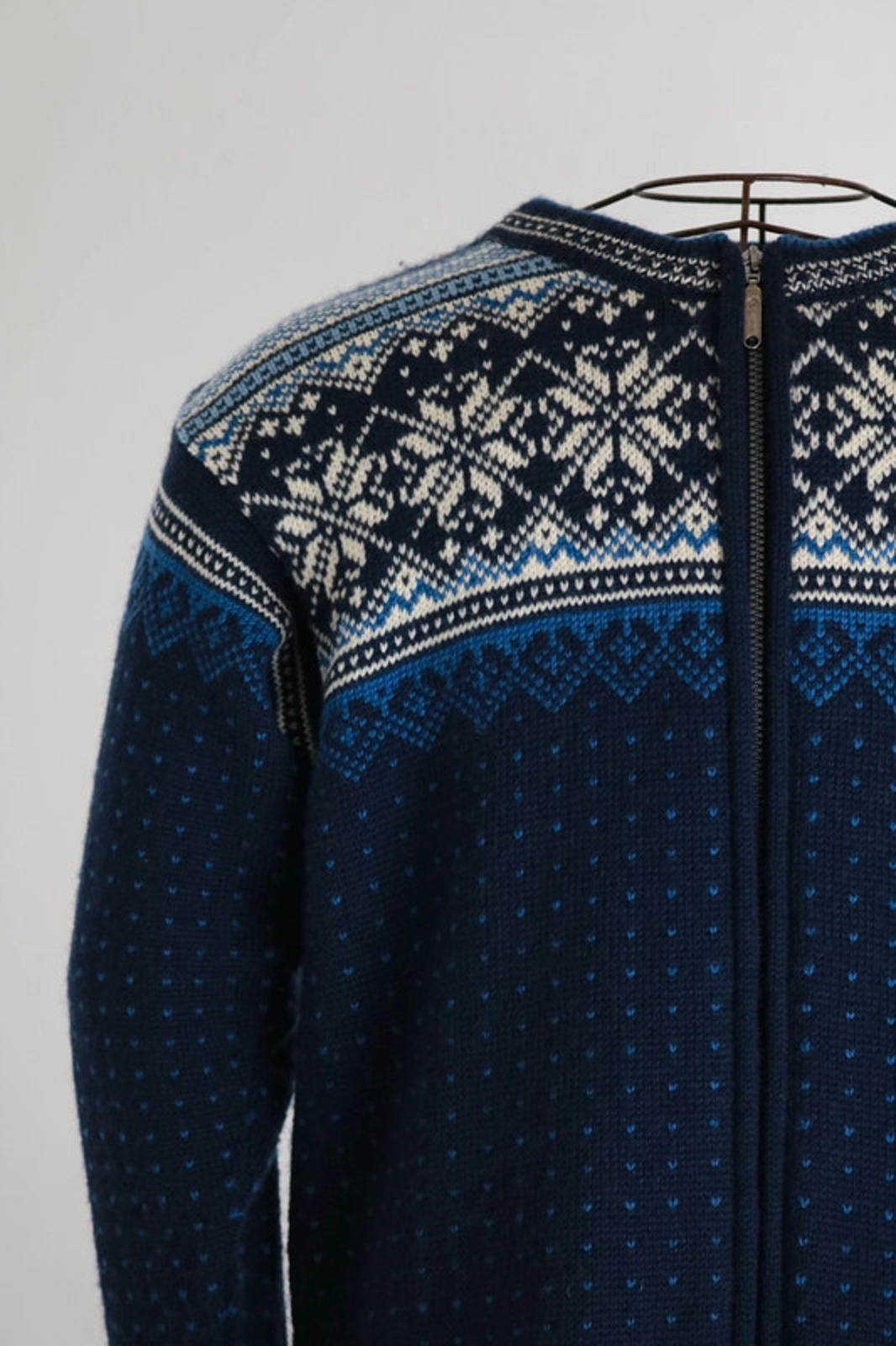 Norway Traditional Zip Cardigan Vintage Large Ladies