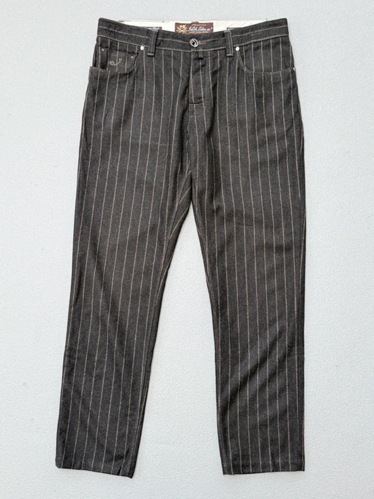 Jacob Cohen Luxury Wool Pinstripe Trousers 38”