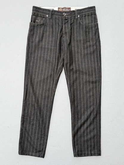 Jacob Cohen Luxury Wool Pinstripe Trousers 38”