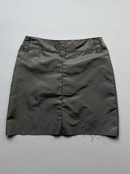 MTV 90s Nylon Rave Mini Skirt 28” / Size 8