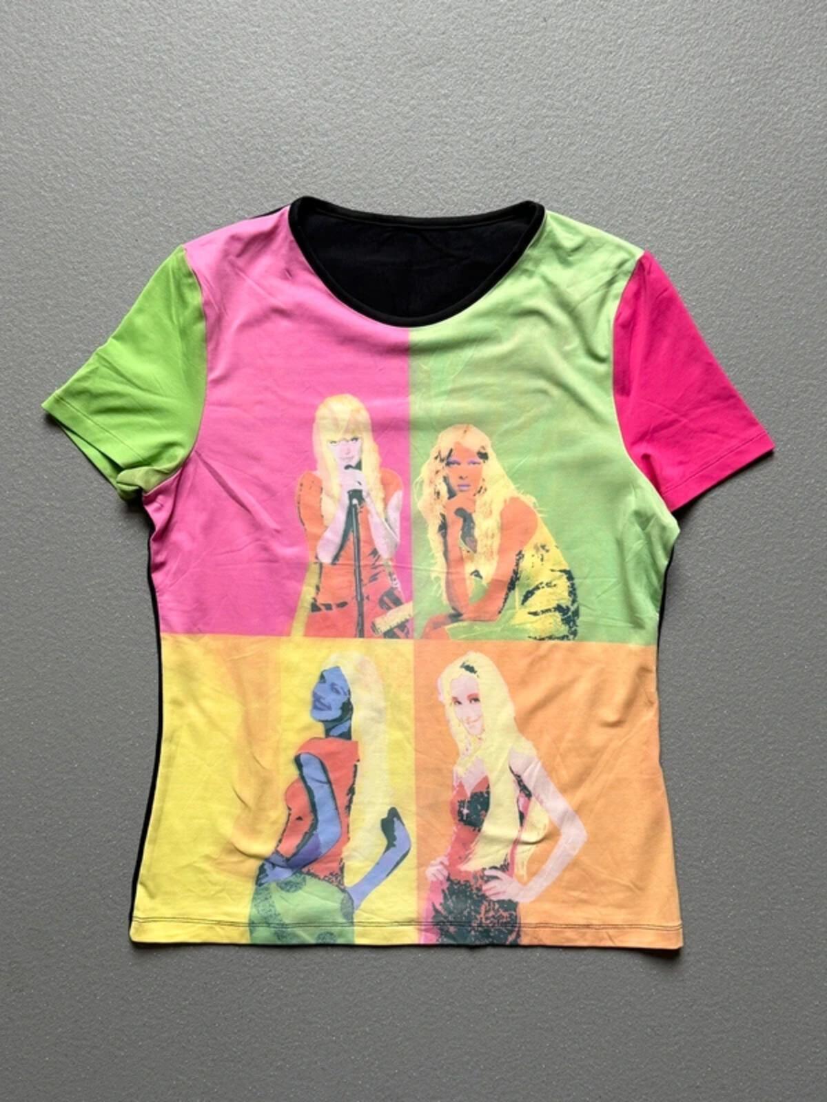 Y2K Indie Baby Tee Small Pop Art