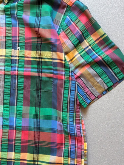Vintage Madras Check Shirt XL