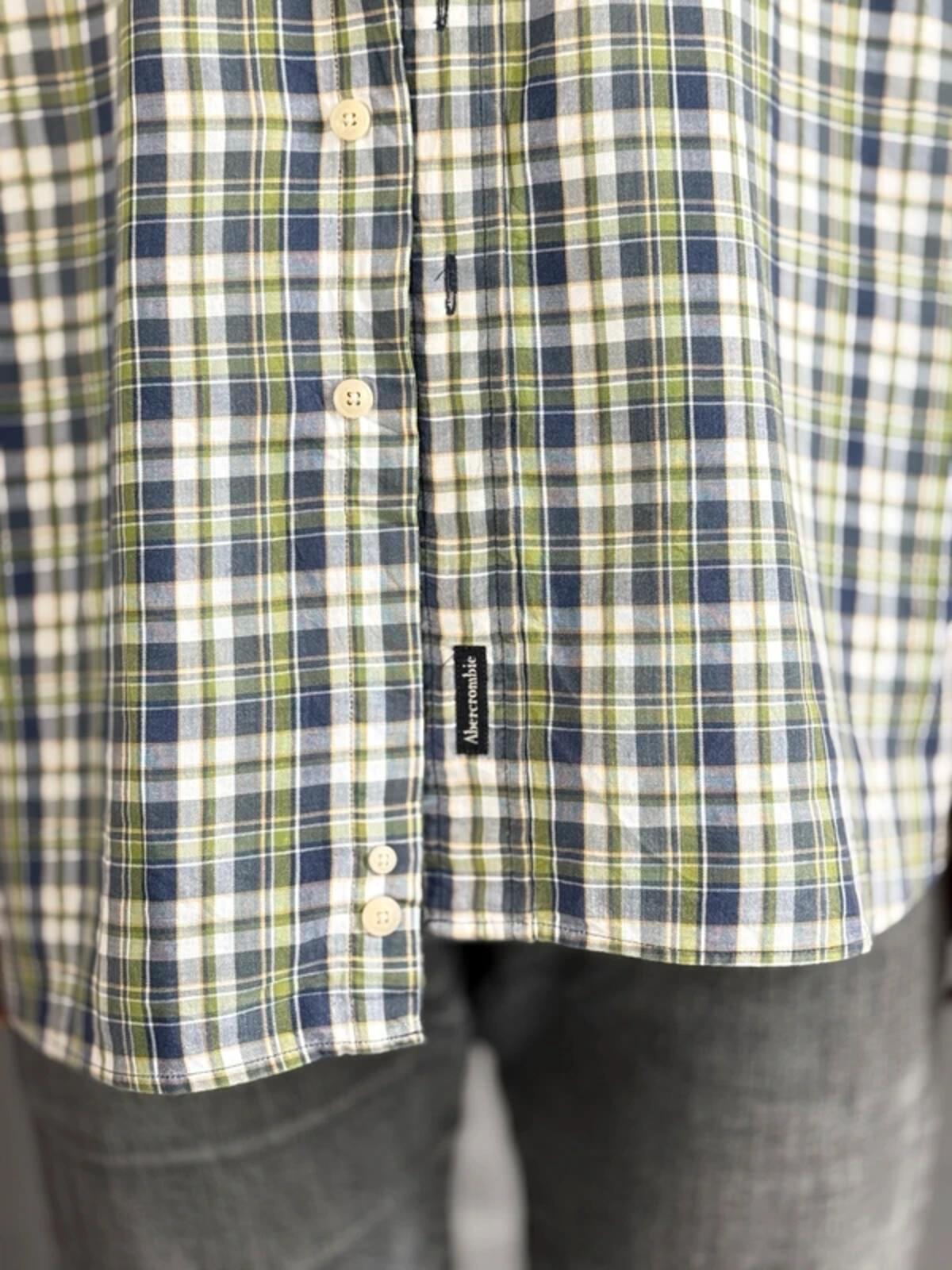 Abercrombie & Fitch Short Sleeve Check Shirt 2XL