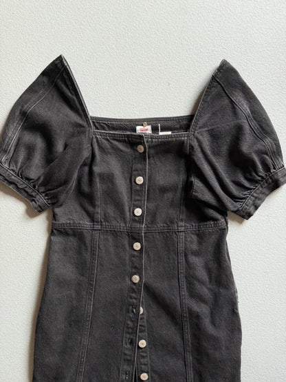 Levi’s Rhode Denim Mini Dress Small Black