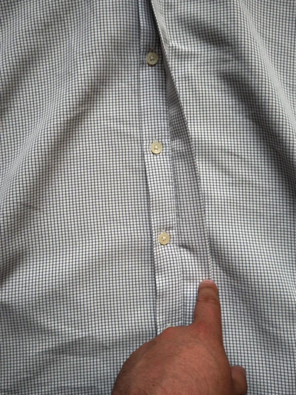 90s Next Vintage Casual Short Sleeve Check Shirt Large