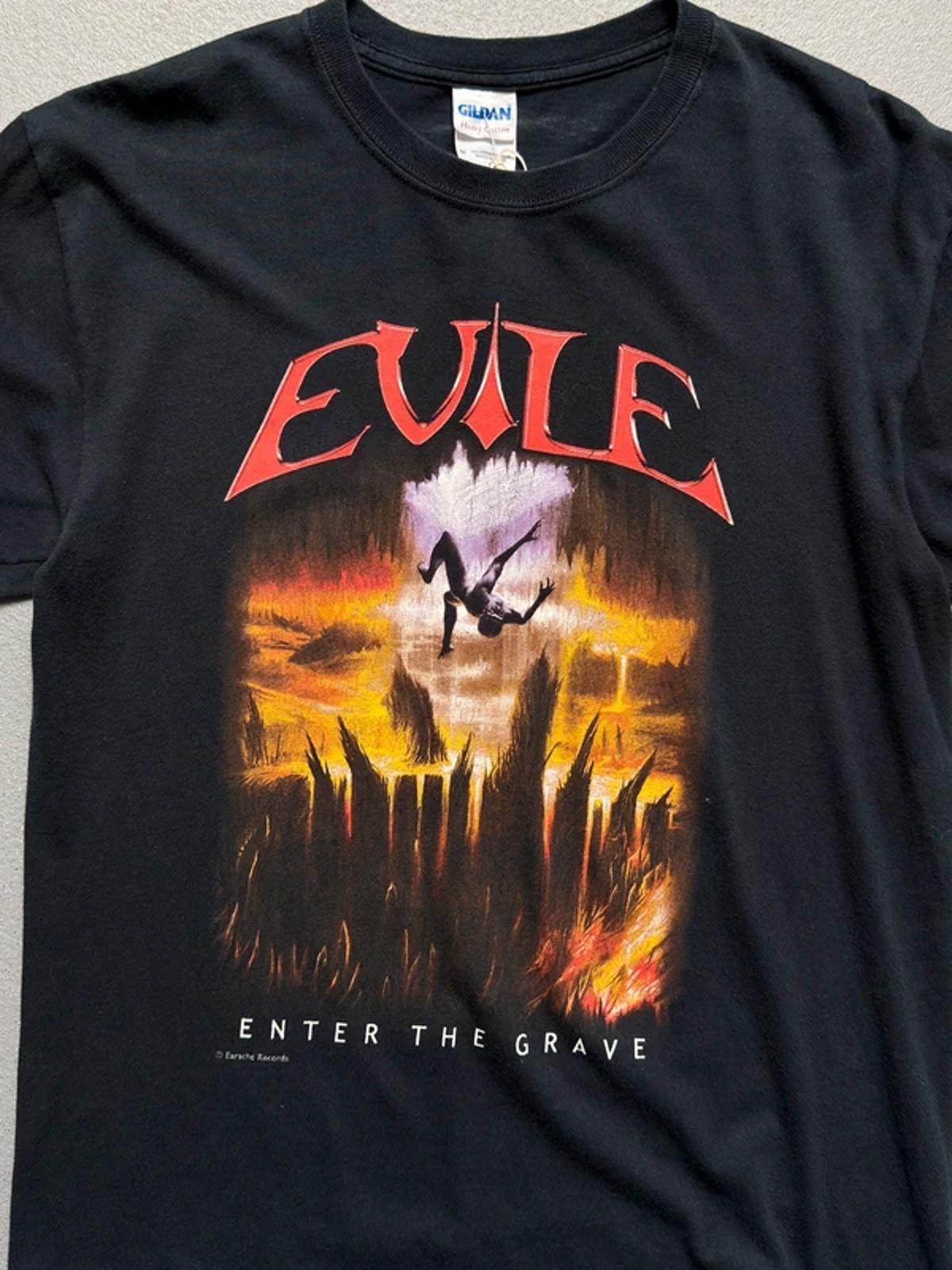 Evile Thrash Metal Band T Shirt Medium