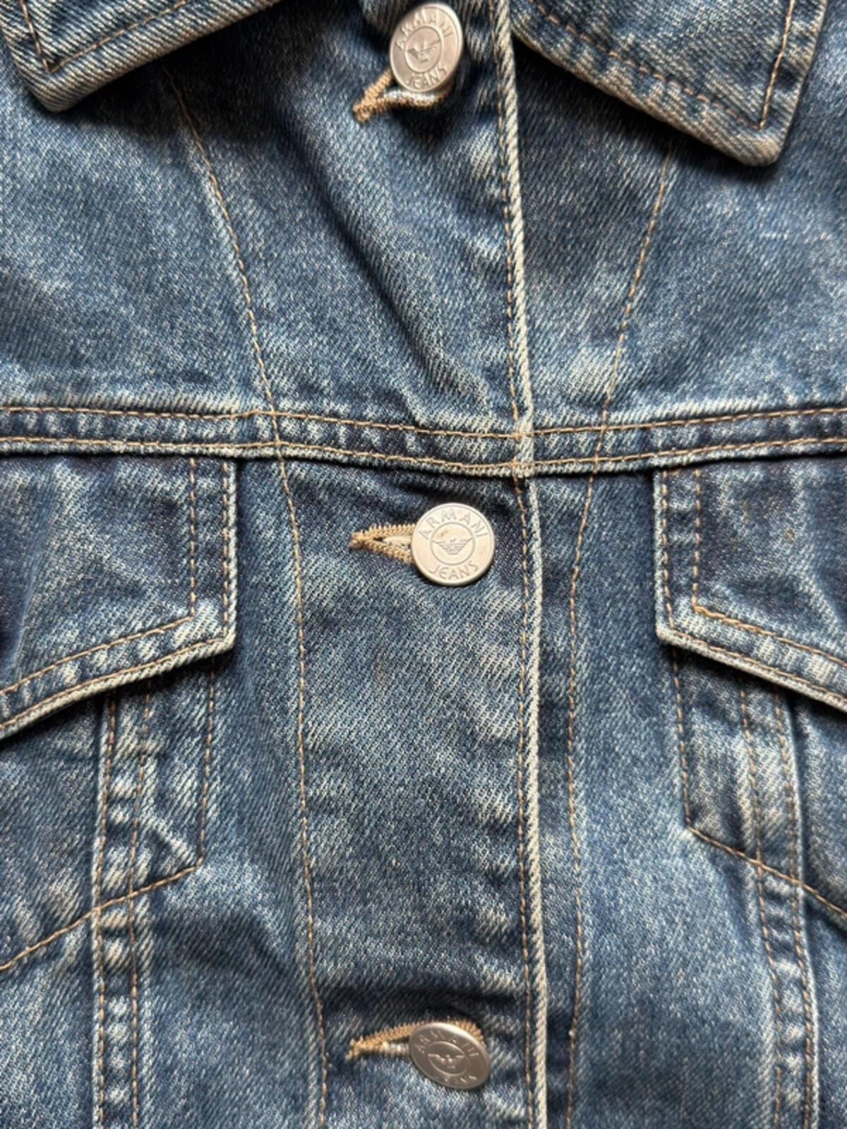 Armani Jeans 2000s Denim Jacket Small Ladies Size 10