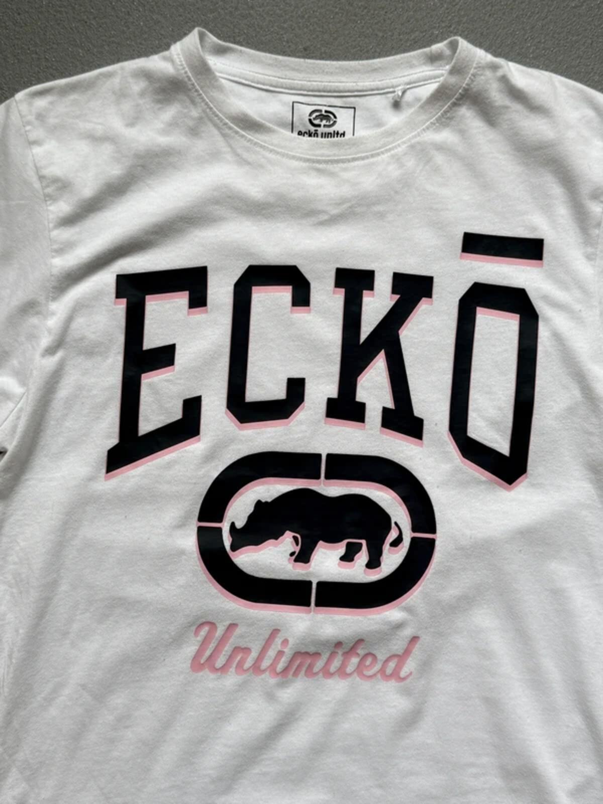 Ecko Unltd Y2K White T Shirt Medium