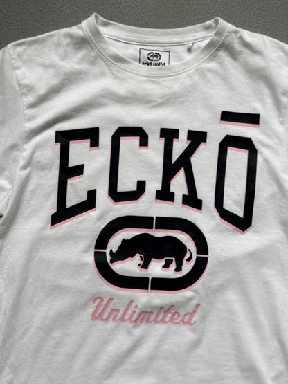 Ecko Unltd Y2K White T Shirt Medium