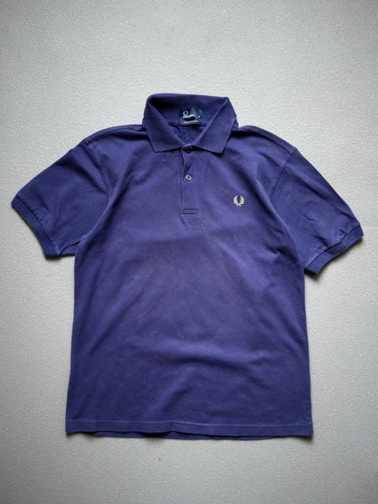 Fred Perry Polo Shirt Purple Medium