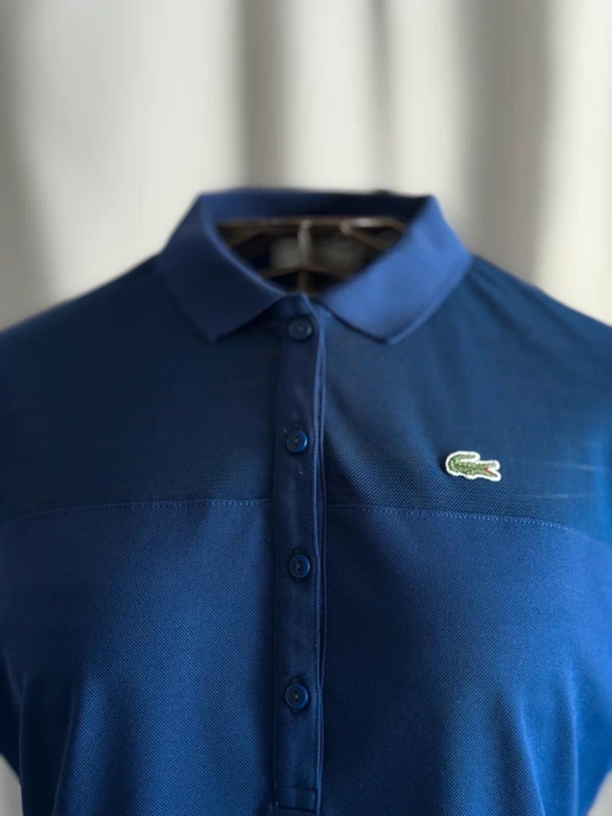 Lacoste Mesh Tennis Ladies Polo Shirt Size 14