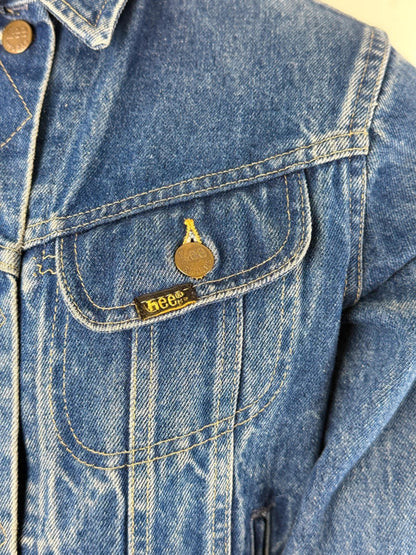 Ms Lee 1980s Denim Rider Jacket Small 8