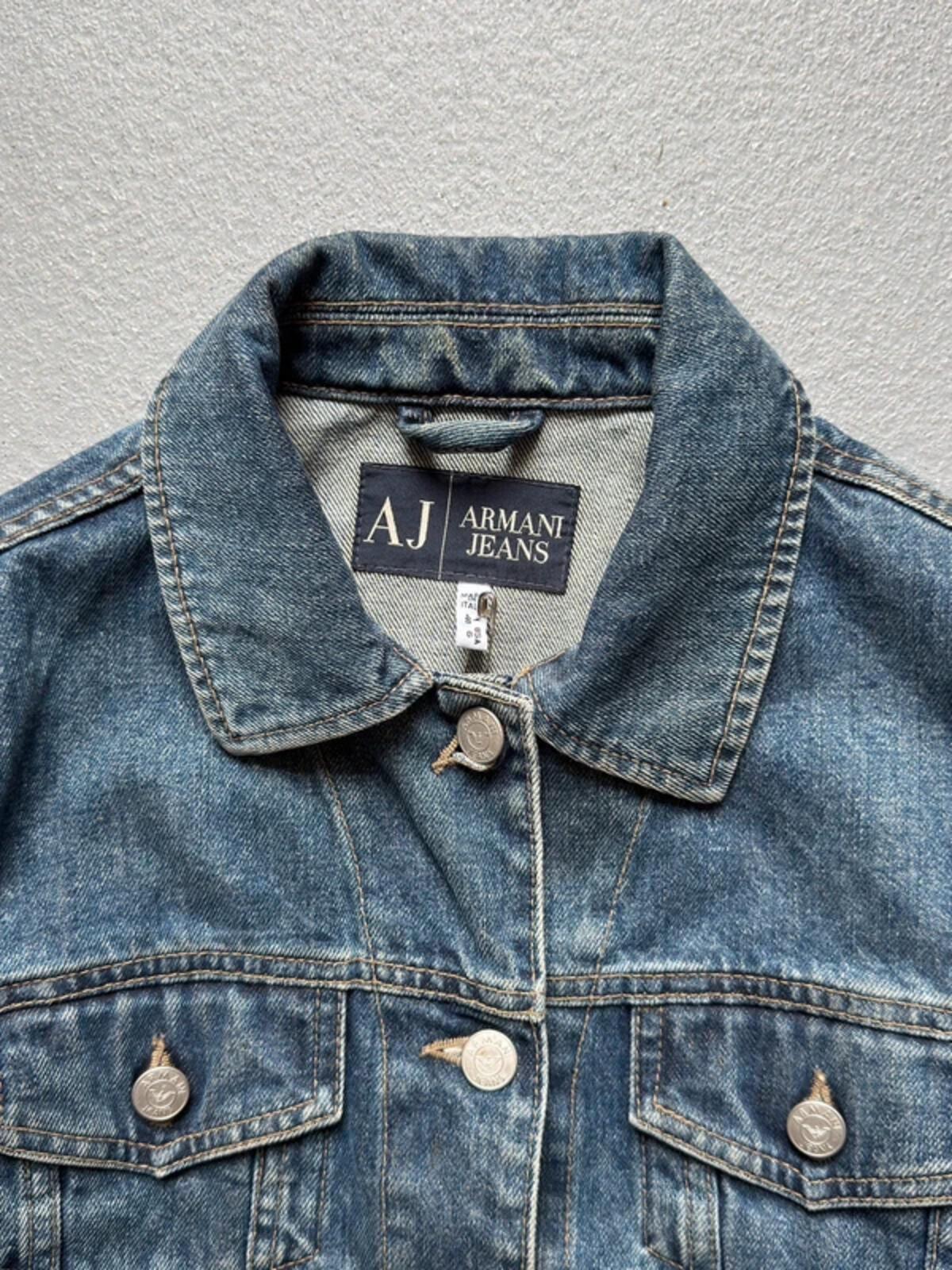Armani Jeans 2000s Denim Jacket Small Ladies Size 10
