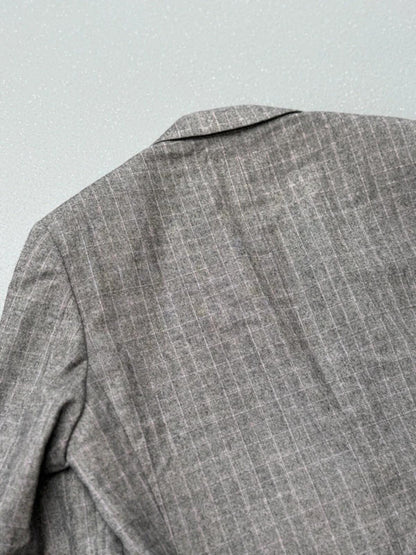 Pal Zileri Grey Lilac Check Wool Jacket IT50
