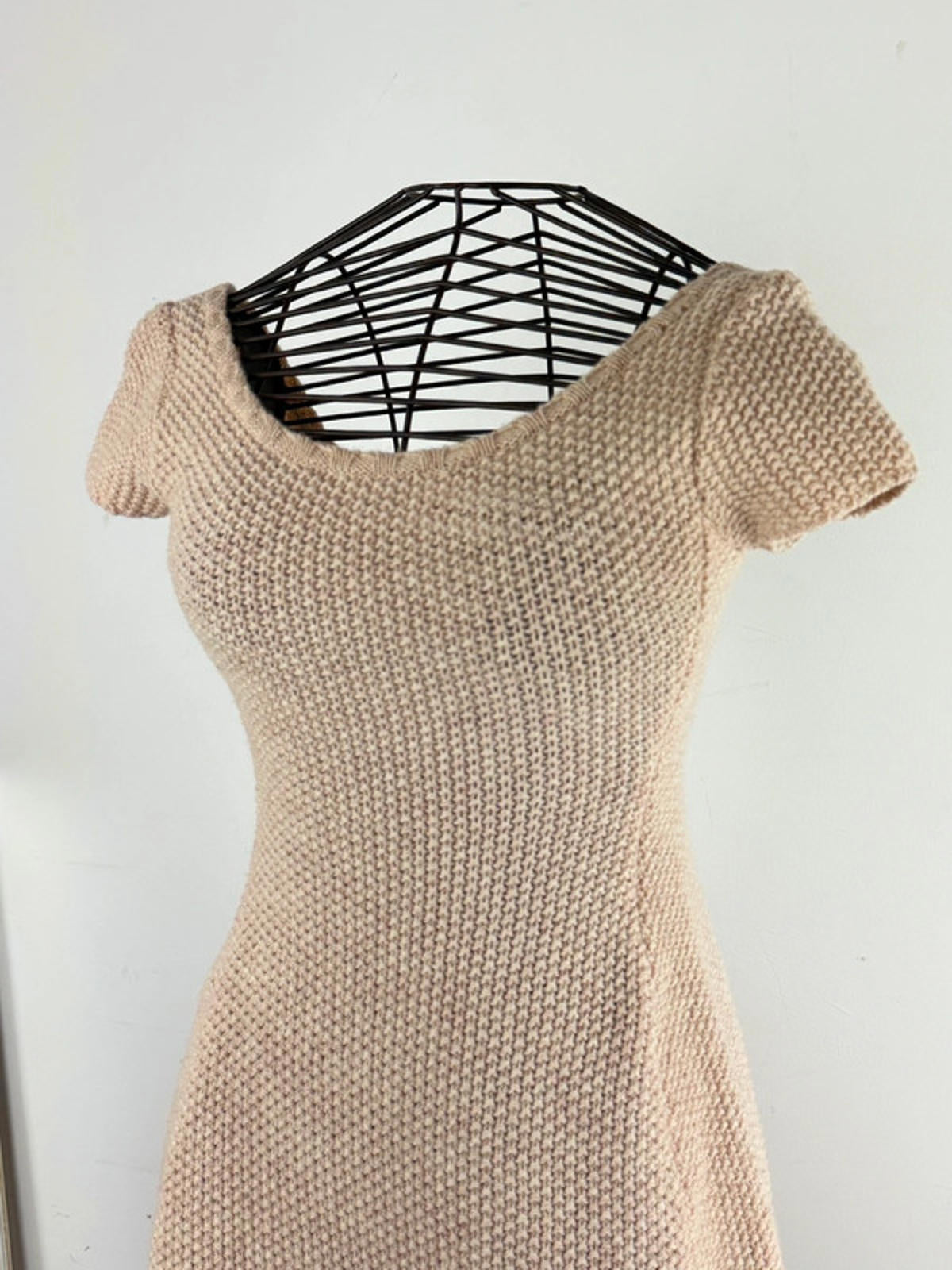 Anna Molinari Wool Knitted Mini Dress XS