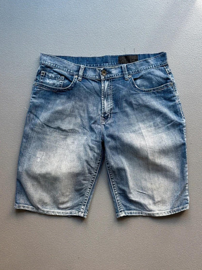 Y2K Baggy Axel Denim Shorts 38”