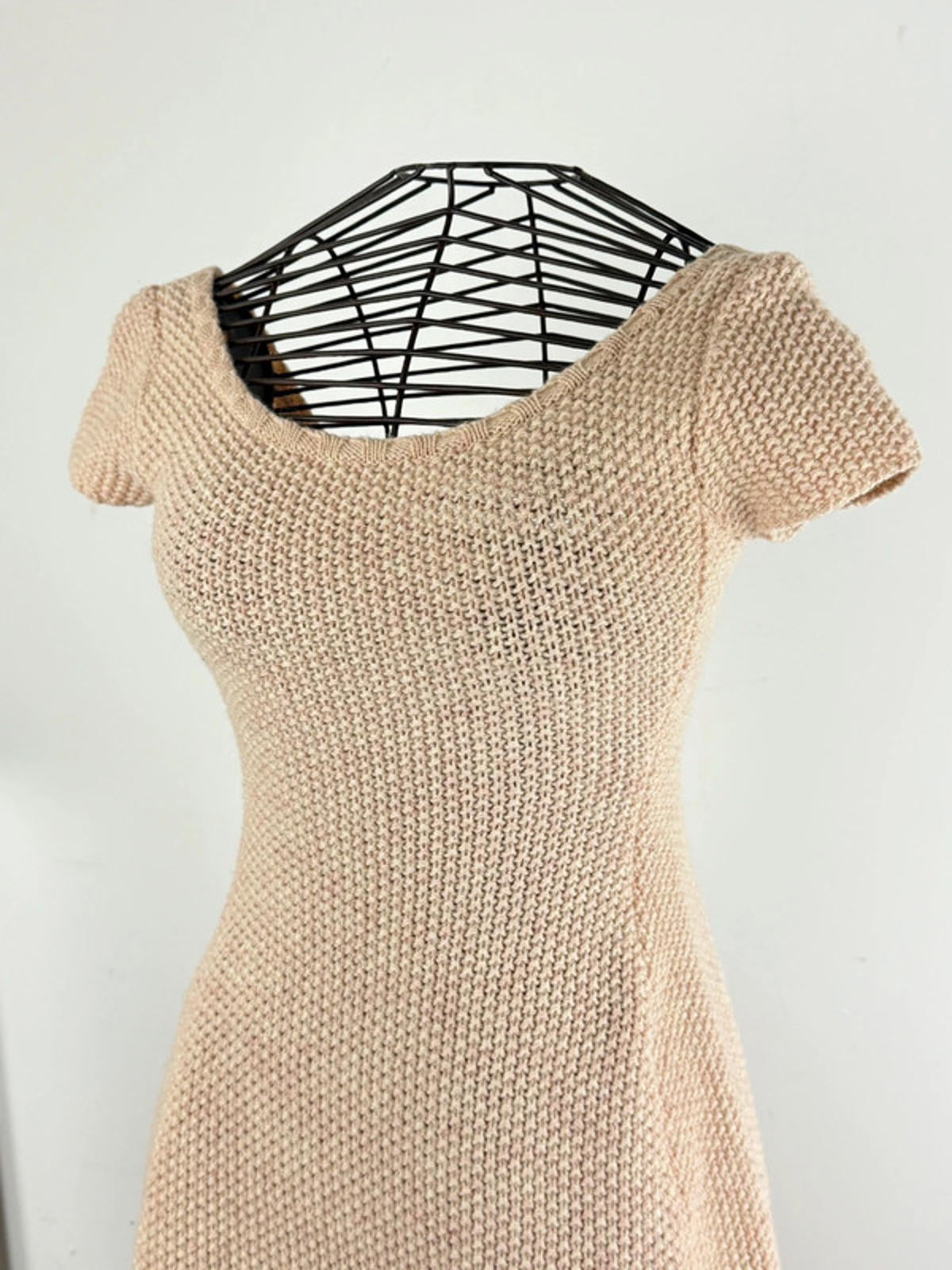 Anna Molinari Wool Knitted Mini Dress XS
