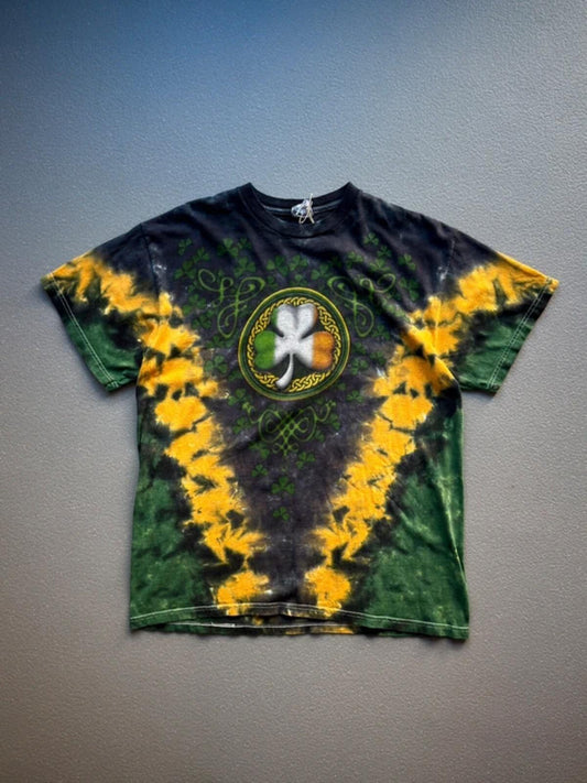 Vintage Irish Celtic Tie Dye T Shirt Large