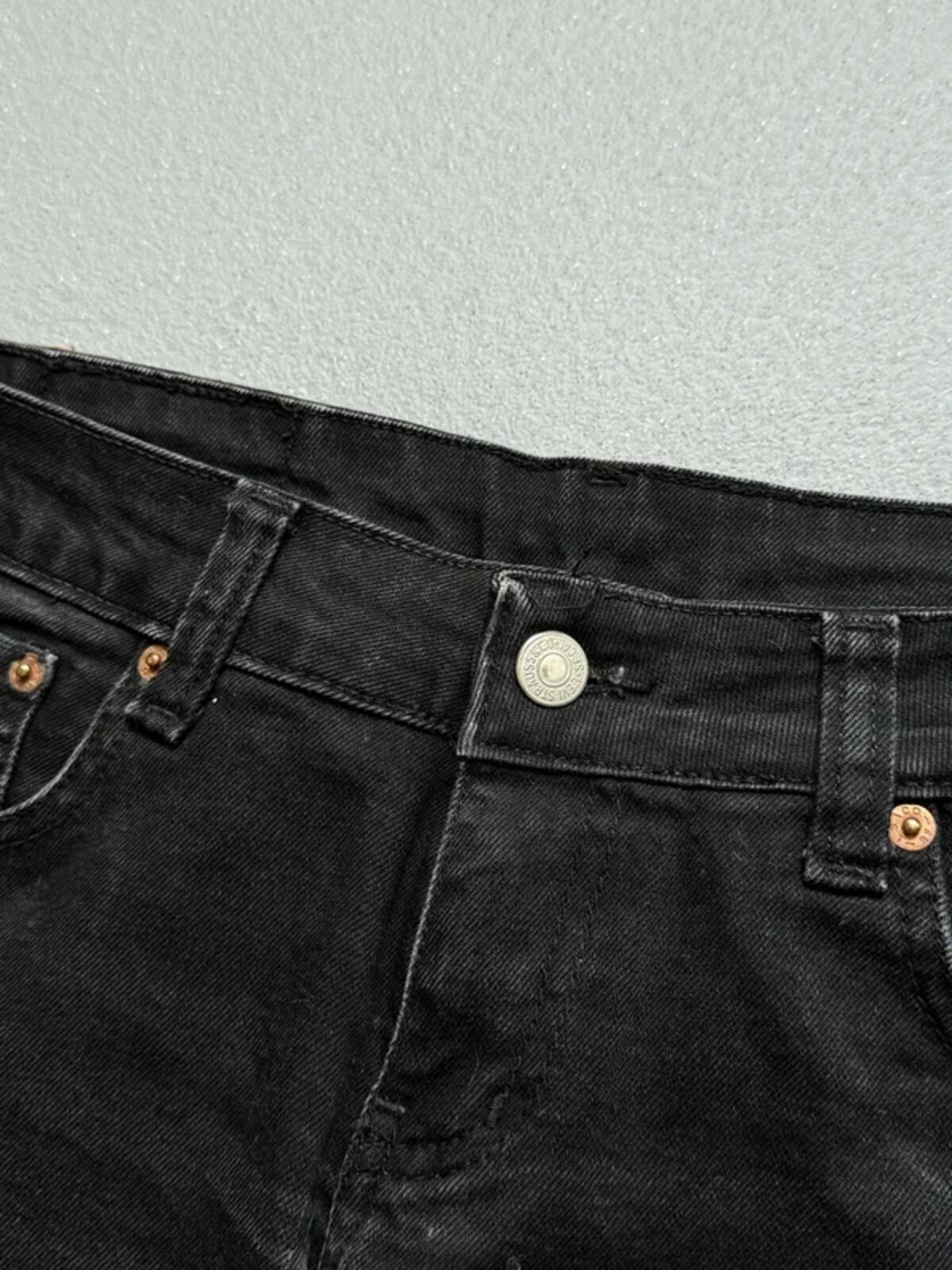 Levi’s 557 Low Rise Bootcut Black Ladies Jeans 30”
