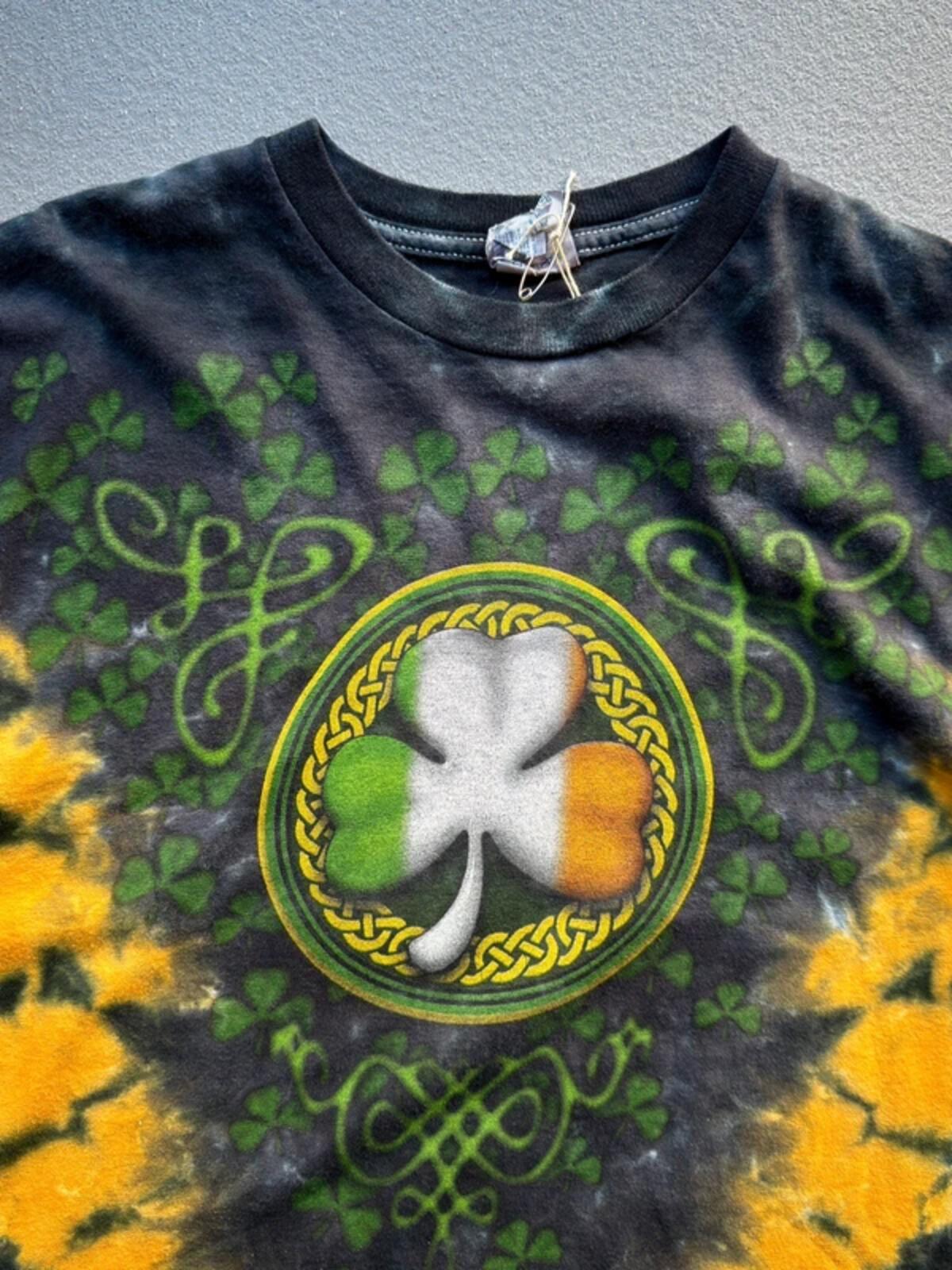 Vintage Irish Celtic Tie Dye T Shirt Large