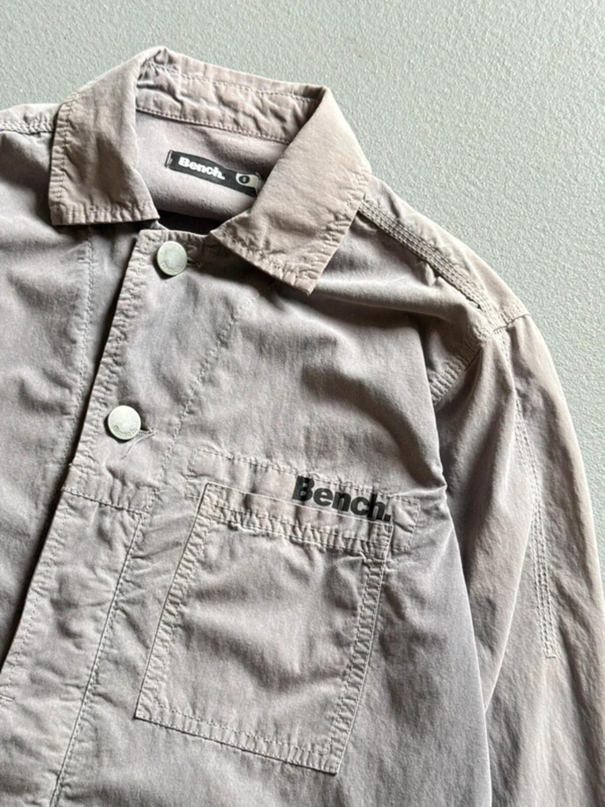 Bench Overshirt Small Y2K Utility Grey