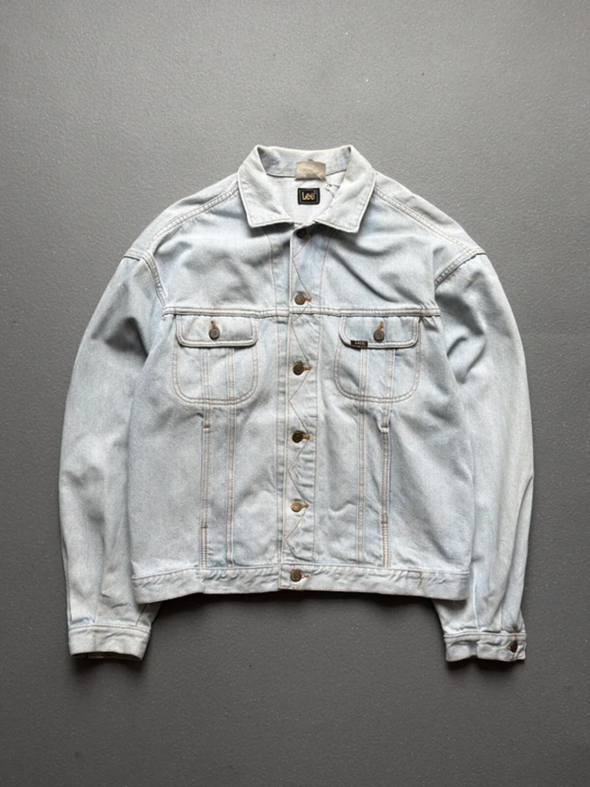 Lee Rider Jacket Medium 80s Vintage Light Blue