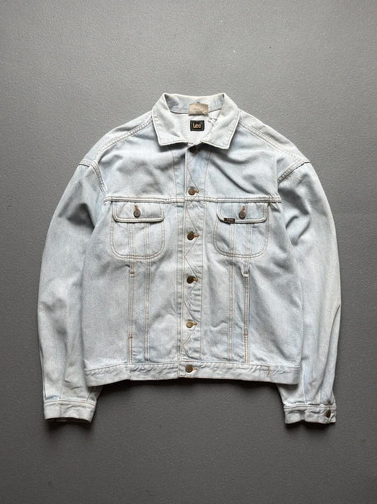 Lee Rider Jacket Medium 80s Vintage Light Blue