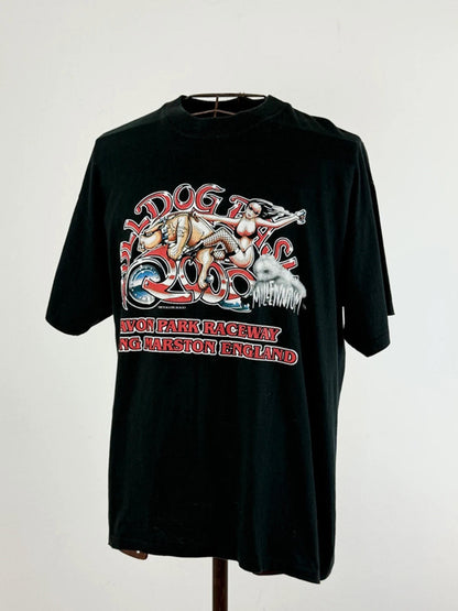 Y2K Tattoo Motorcycle Festival T Shirt Large