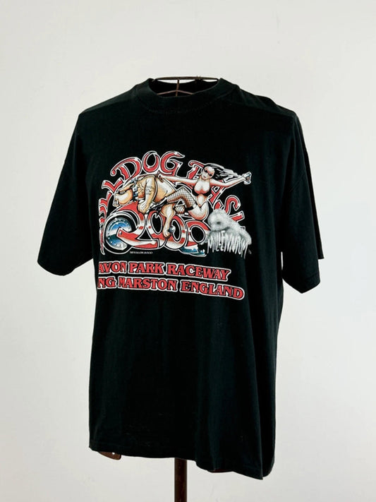 Y2K Tattoo Motorcycle Festival T Shirt Large