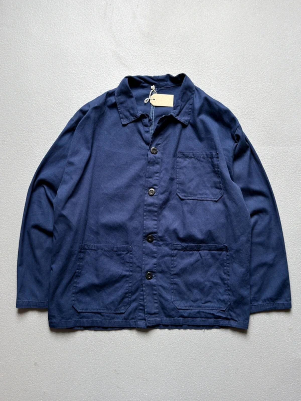 Navy French Work Jacket XL Vintage