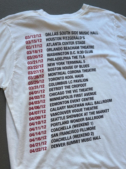 Kasabian Velociraptor Tour T Shirt Large 2012