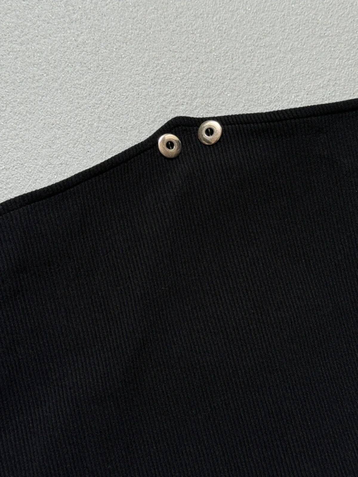 Onyx Y2K Ribbed Mini Skirt Size 6 XS