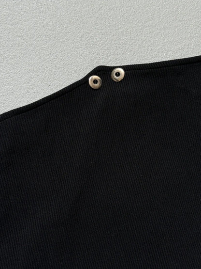 Onyx Y2K Ribbed Mini Skirt Size 6 XS