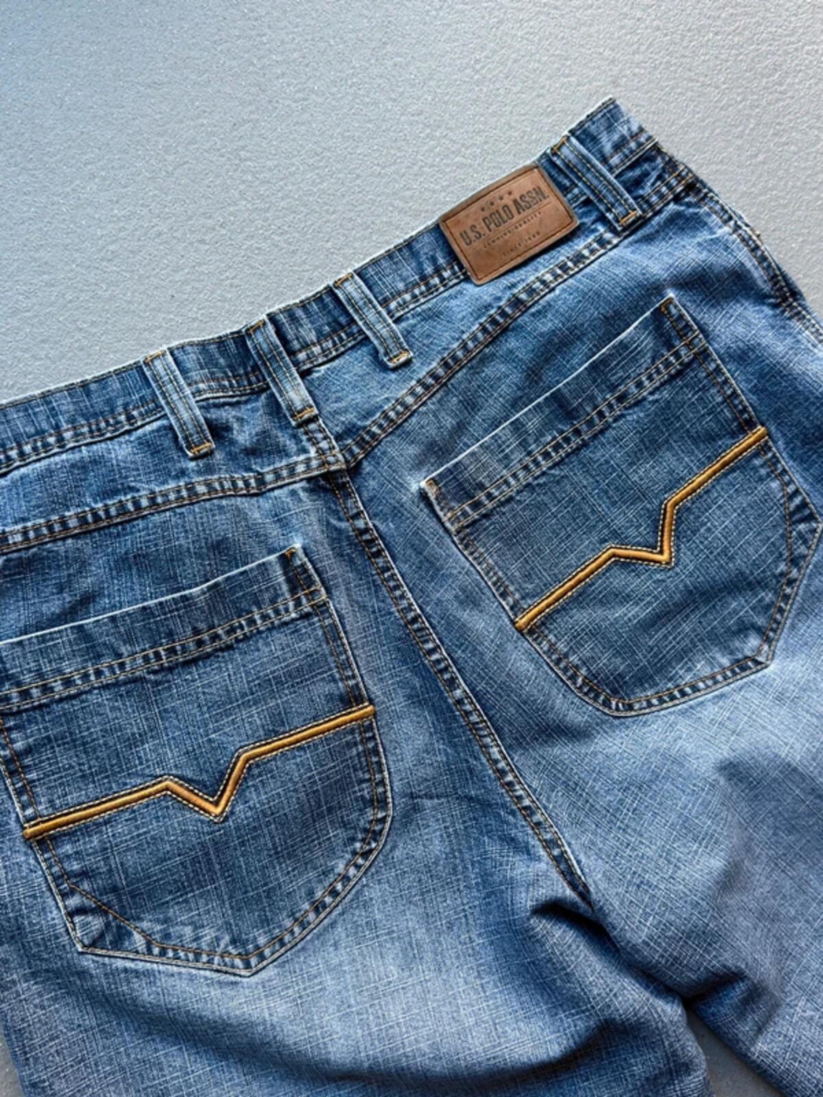 US Polo Assn Baggy Denim Shorts 38”