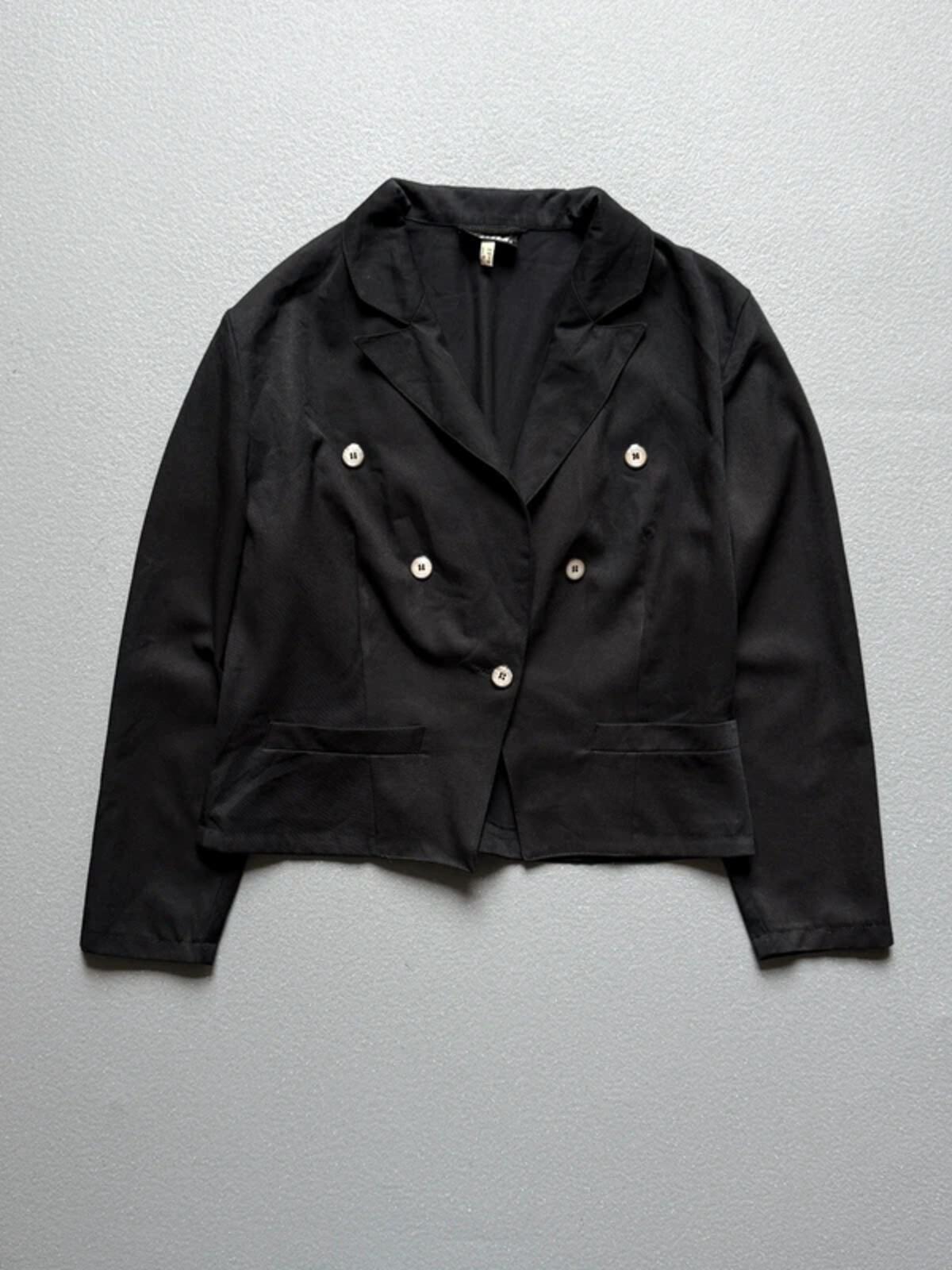 80s Vintage Archive Style Asymmetrical Blazer Size 18