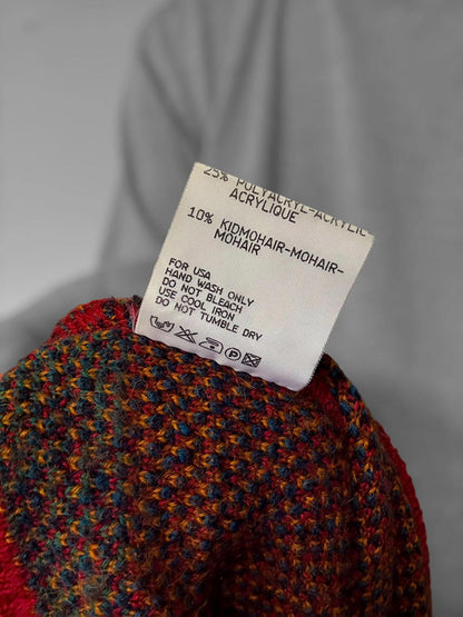 Bogner Aztec Wool Mohair Alpaca Knit Jumper XL