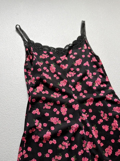 Y2K Floral Slip Dress Small 8/10