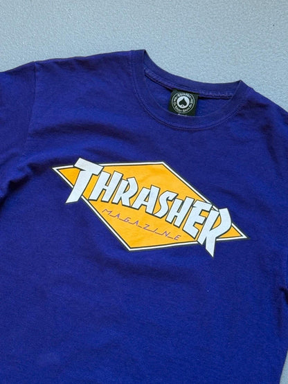 Thrasher Skateboarding Purple T Shirt Medium Mens