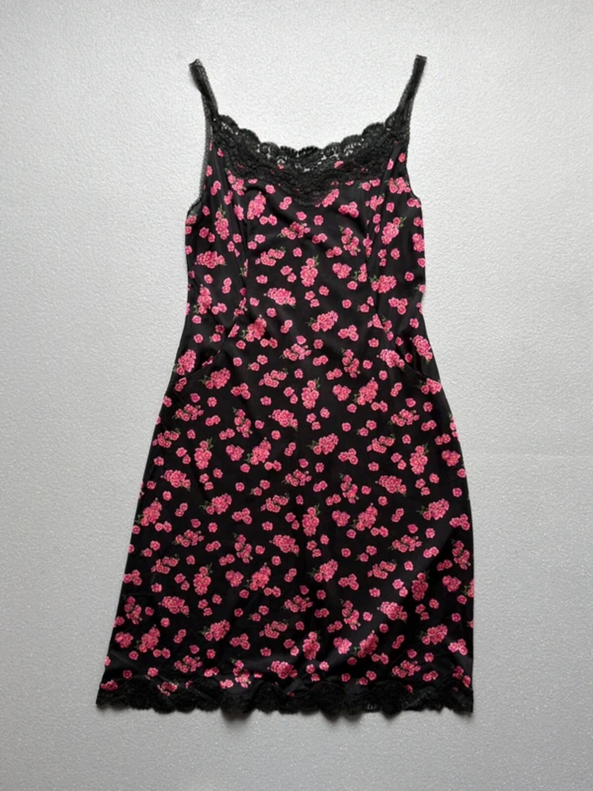 Y2K Floral Slip Dress Small 8/10