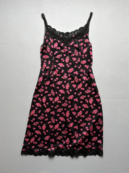 Y2K Floral Slip Dress Small 8/10