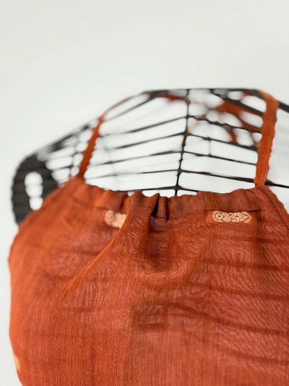 Y2K Cropped Bandana Vest Boho Style Medium