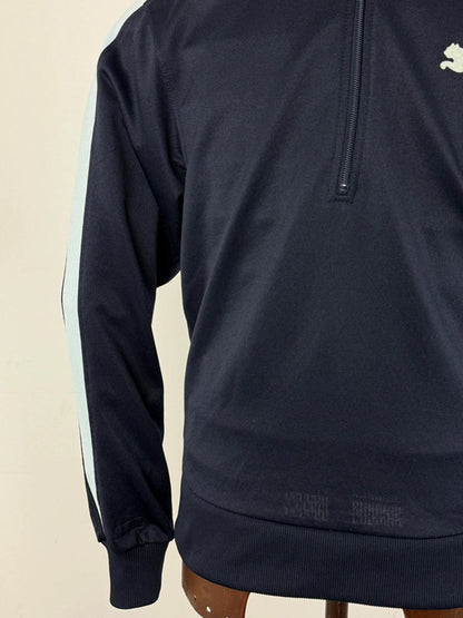 Puma 80s 1/4 Zip Track Sweater Small