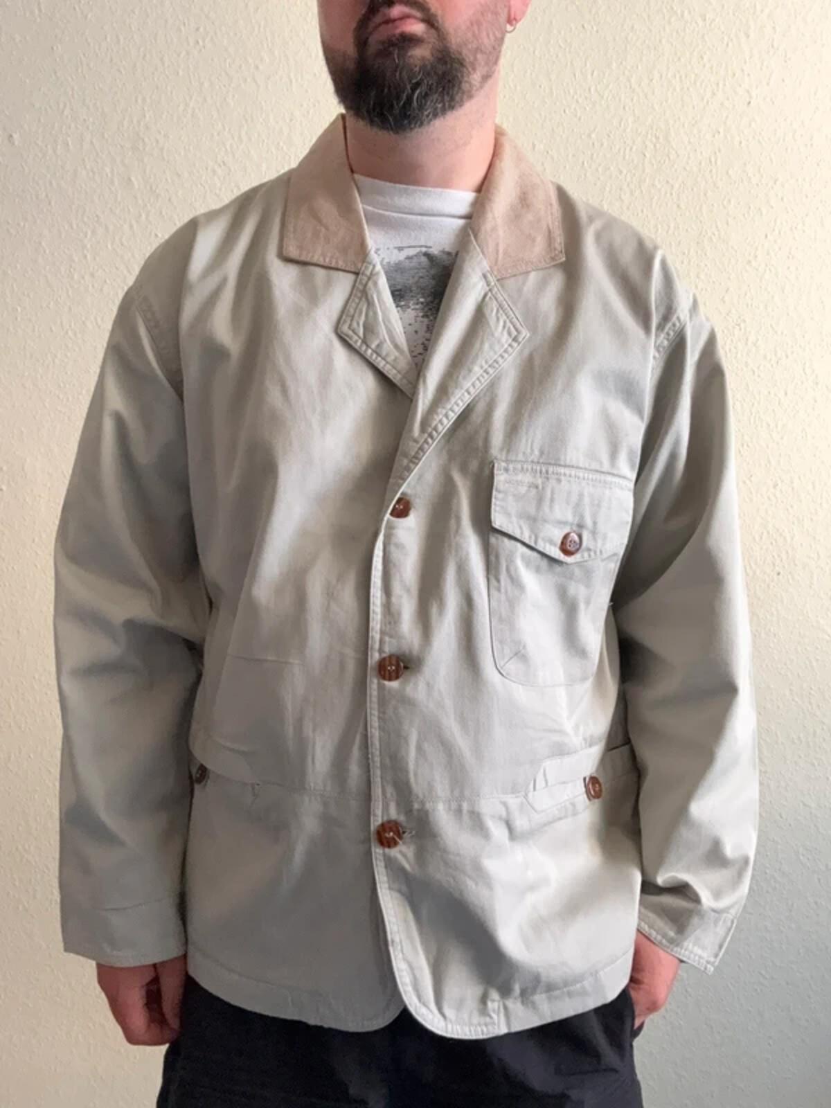 Vintage Chore Utility Jacket 80s XL