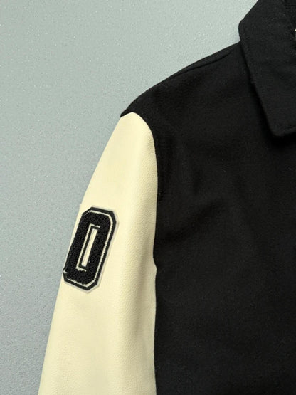L’avenir Skins Lamb Leather Varsity Jacket Large