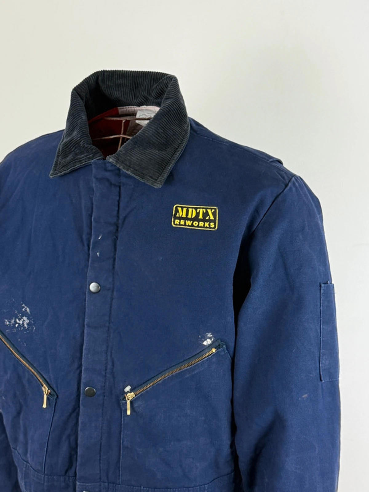 Cropped Detroit Work Jacket Padded Lining Large