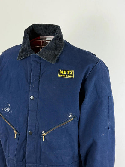 Cropped Detroit Work Jacket Padded Lining Large