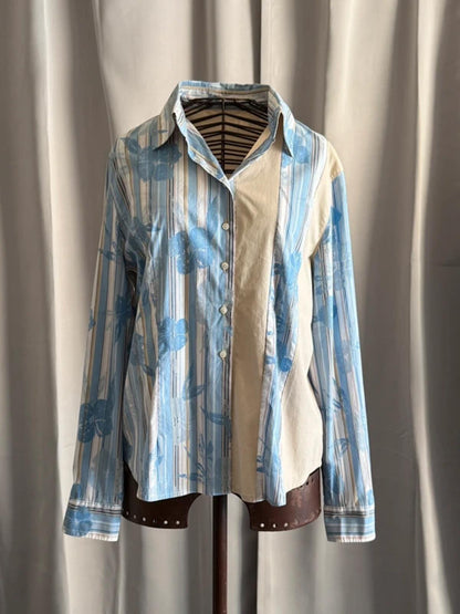 Vintage Y2K Fitted Shirt Ladies XL