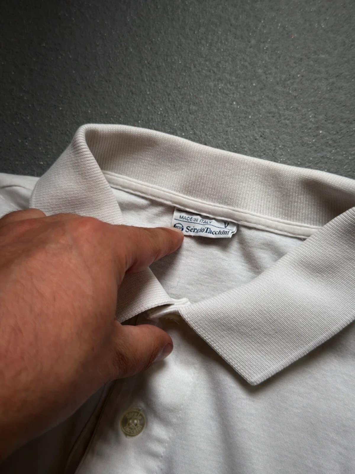 Sergio Tacchini 80s Polo Shirt Medium