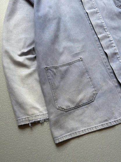 Vintage 70s Sun Faded French Work Jacket XL